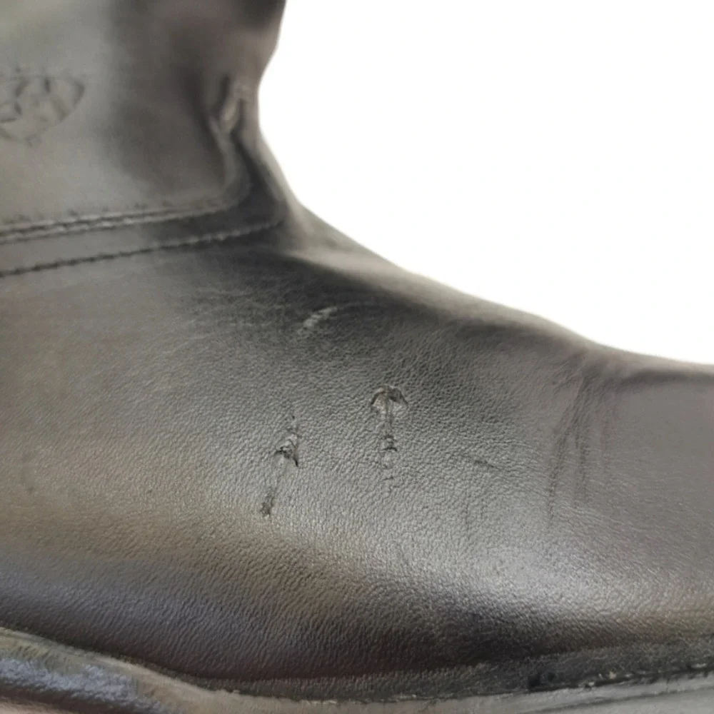 ARIAT Men's‎ Leather Upper Black Boots Size 11D